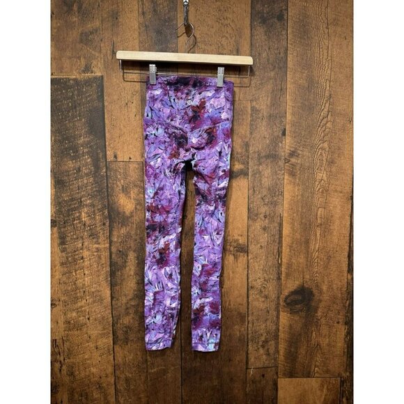 Lululemon Align High-Rise Pant 25" Iridescent Floral Multi Size 0 EUC - Picture 3 of 6